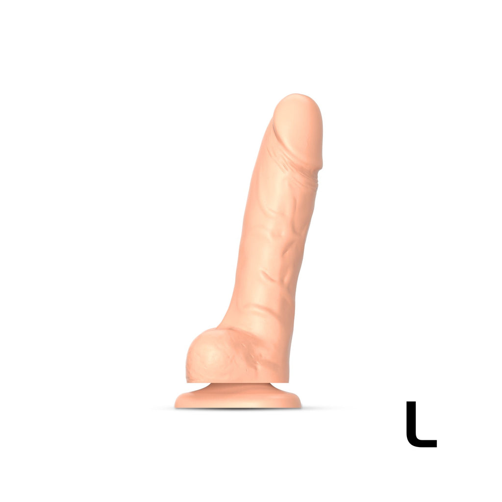 SLIDING SKIN REALISTIC DILDO VANILLA L, premium sex toy for pleasure, designed for adults, ideal for men and women.