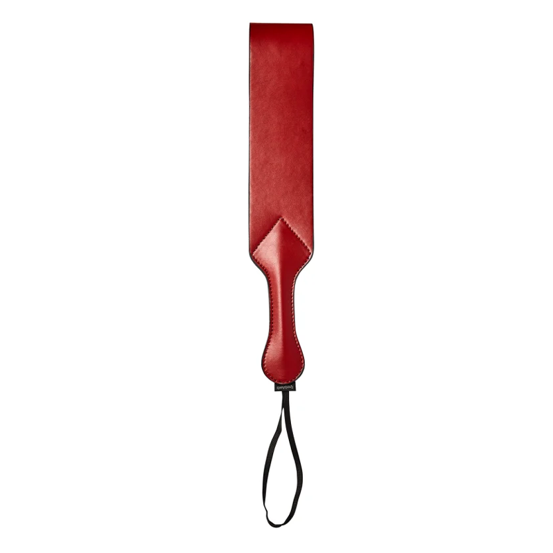 Saffron Loop Paddle, a striking red paddle for pleasure, perfect for adult toys and intimate wellness.