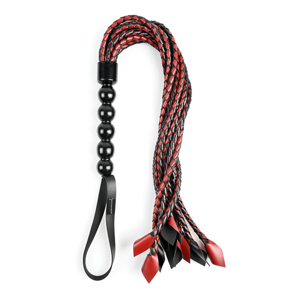 Saffron Braided Flogger, premium sex toys for couples, enhancing impact play with adult pleasure tools.