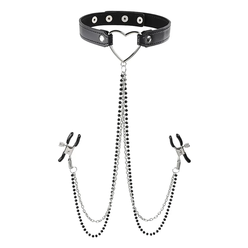Amor Collar with Nipple Jewelry for pleasure toys Idaho
