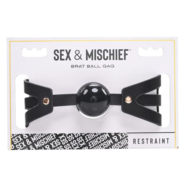 Brat Ball Gag for couples, available at Boise sex toys shop.