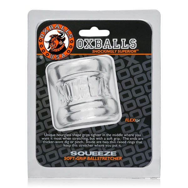 SQUEEZE, ballstretcher - CLEAR packaging for sex toys Idaho