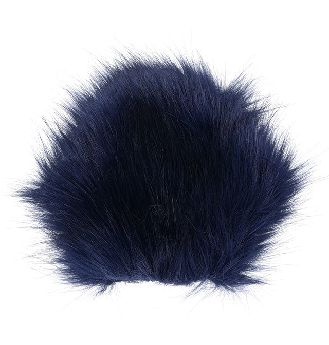 Cougar Spiked Sensory Glove royal blue faux fur for sensual pleasure and touch in adult toys.