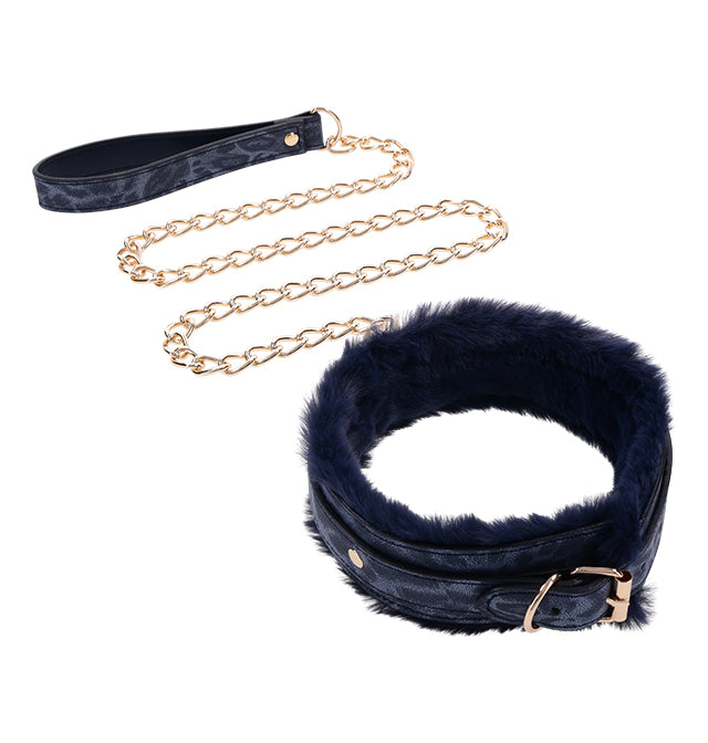 Cougar Fur Collar & Leash for playful power dynamics.