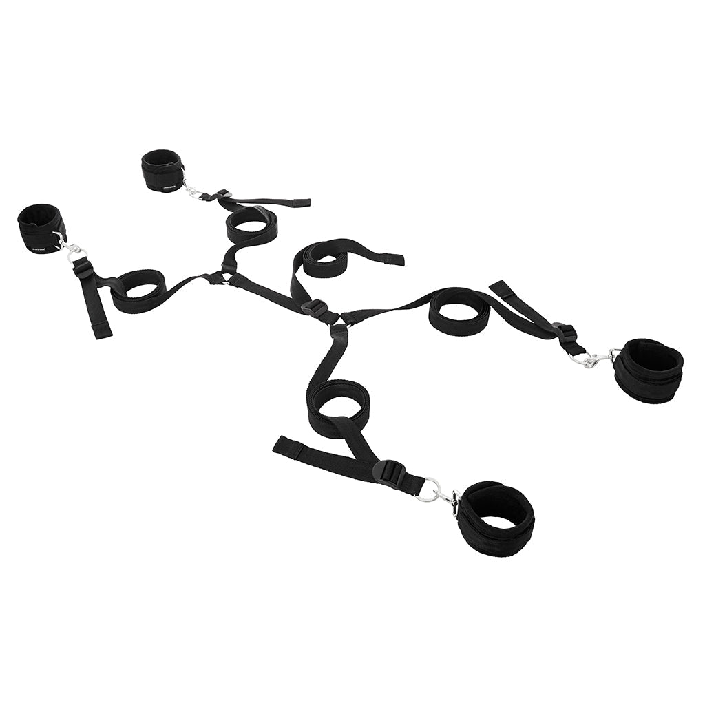 Under the Bed Restraint System for couples, adjustable cuffs for enhanced pleasure, adult toys for intimate moments.