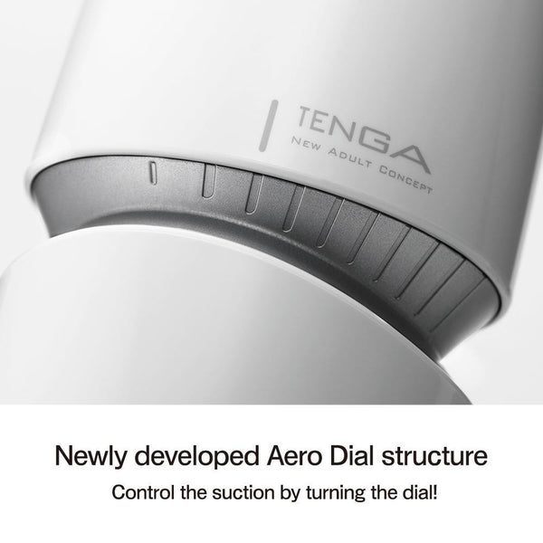 AERO SILVER RING with Aero Dial Control for personalized suction.