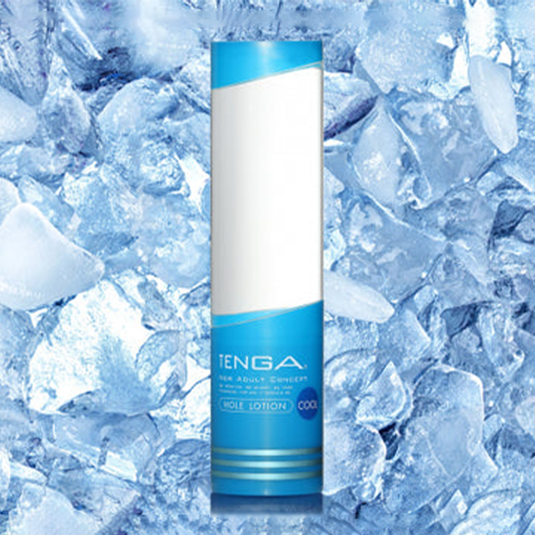 HOLE LOTION COOL Tenga lubricant among ice cubes for pleasure