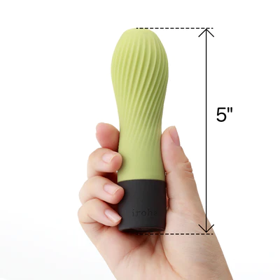 zen MATCHA portable vibrator in hand, perfect for pleasure.
