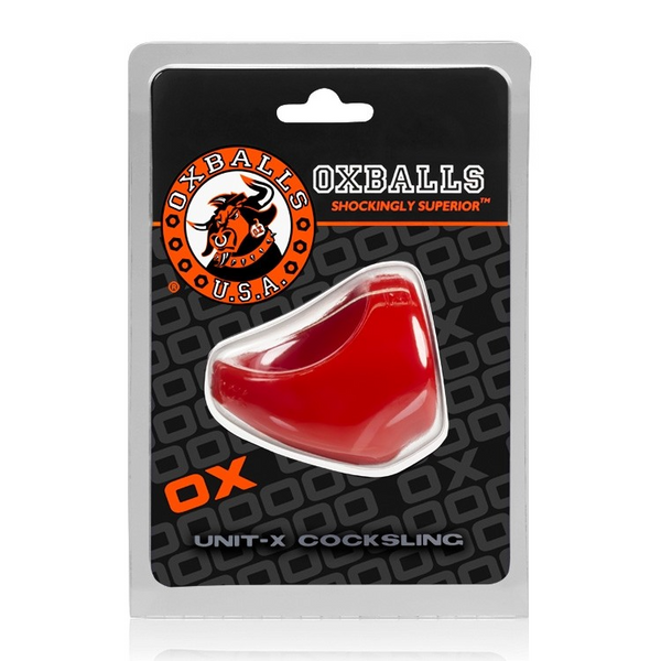UNIT-X, cocksling - RED packaging from Oxballs for Idaho adult toys