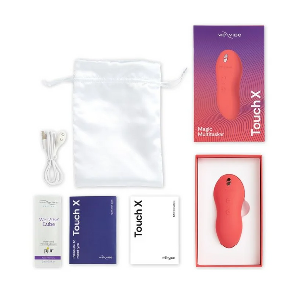 Touch X - Crave Coral with accessories from Boise sex shop.