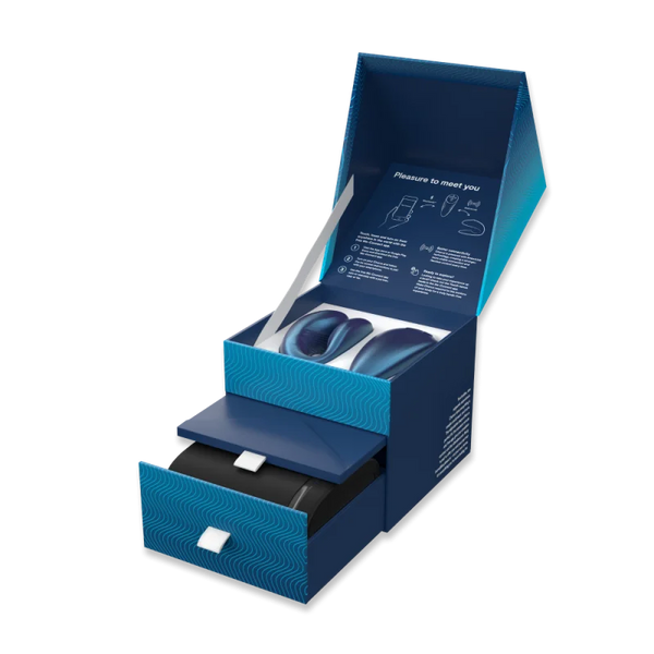 Chorus - Cosmic Blue packaging for couples' pleasure toys in Idaho