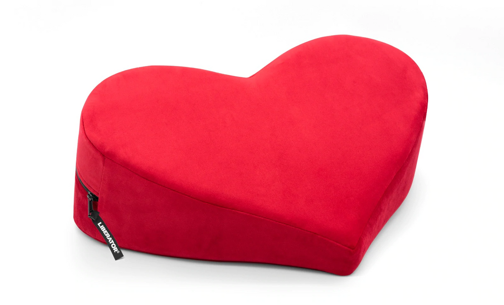 Heart Wedge Red Microvelvet for deeper intimacy in Idaho