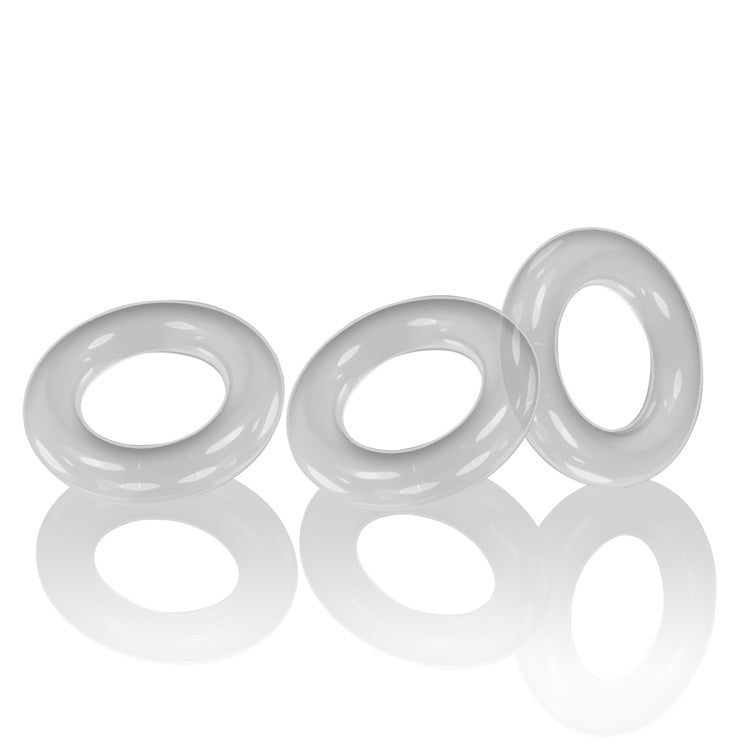 WILLY RINGS, 3-pack cockrings - CLEAR for sex toys Idaho