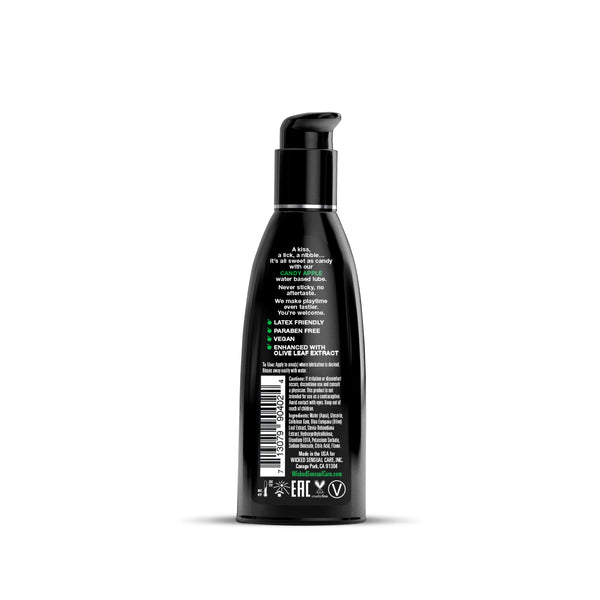 Aqua Candy Apple 2oz bottle, water-based lubricant.