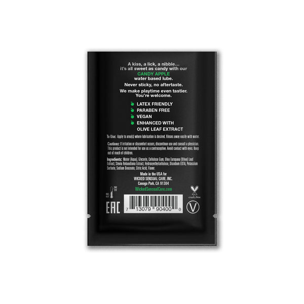 Aqua Candy Apple Sachet for intimate pleasure and flavor.