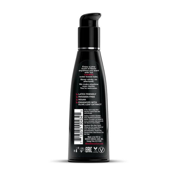 Wicked Aqua Cherry 4oz personal lubricant for pleasure toys Idaho