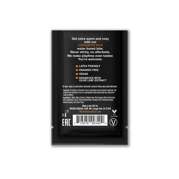 Aqua Cinnamon Bun Sachet for intimate pleasures and fun