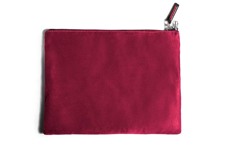 Zappa Toy Bag Cherry Microsuede for discreet storage of adult toys Idaho